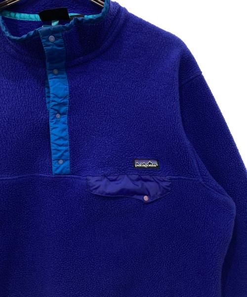Patagonia（パタゴニア）Patagonia (パタゴニア) ハーフスナップフリースジャケット ブルー サイズ:Lの古着・服飾アイテム