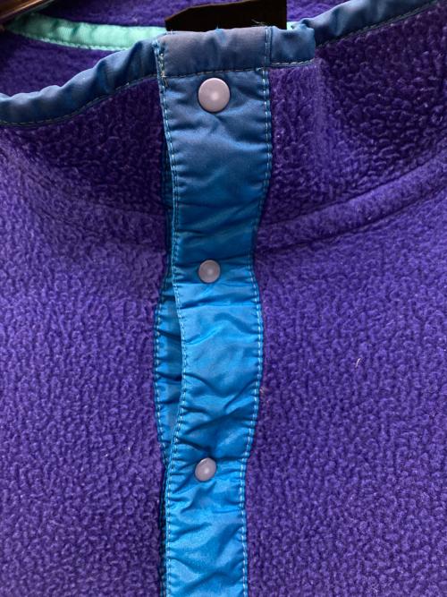 Patagonia（パタゴニア）Patagonia (パタゴニア) ハーフスナップフリースジャケット ブルー サイズ:Lの古着・服飾アイテム