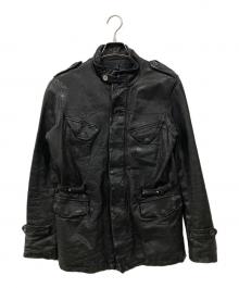 edition（エディション）の古着「ラムレザージャケット」｜ブラック