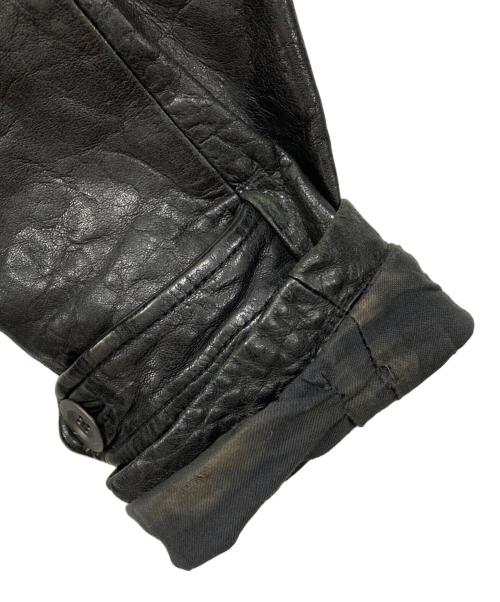 edition（エディション）Edition (エディション) ラムレザージャケット ブラック サイズ:46の古着・服飾アイテム