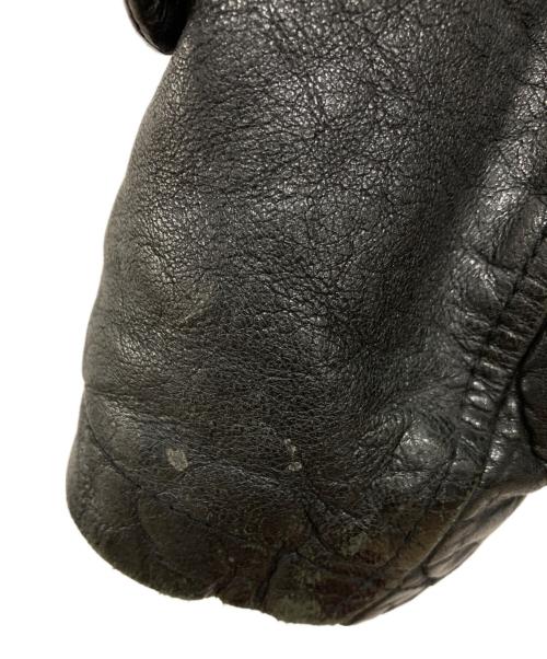 edition（エディション）Edition (エディション) ラムレザージャケット ブラック サイズ:46の古着・服飾アイテム