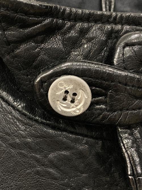 edition（エディション）Edition (エディション) ラムレザージャケット ブラック サイズ:46の古着・服飾アイテム