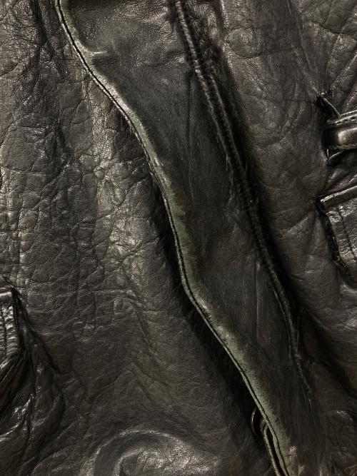 edition（エディション）Edition (エディション) ラムレザージャケット ブラック サイズ:46の古着・服飾アイテム