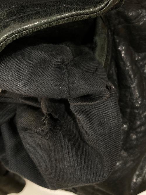 edition（エディション）Edition (エディション) ラムレザージャケット ブラック サイズ:46の古着・服飾アイテム