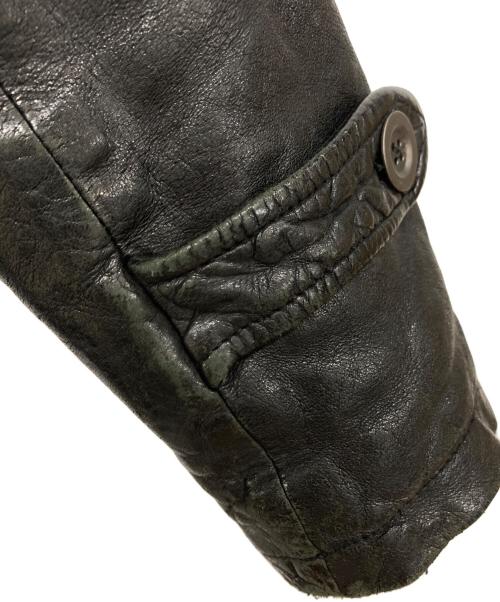 edition（エディション）Edition (エディション) ラムレザージャケット ブラック サイズ:46の古着・服飾アイテム