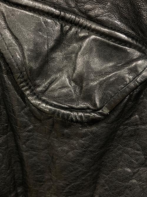 edition（エディション）Edition (エディション) ラムレザージャケット ブラック サイズ:46の古着・服飾アイテム