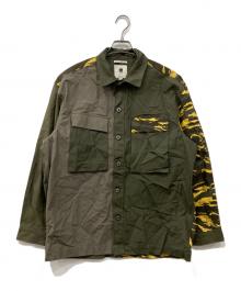 G-STAR RAW（ジースターロゥ）の古着「ミリタリーシャツ」｜カーキ