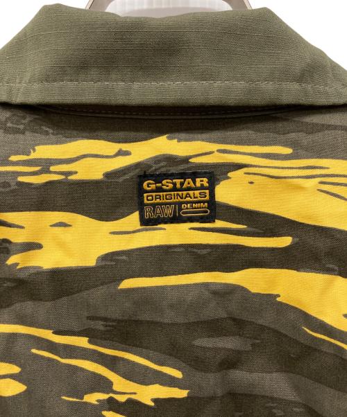 G-STAR RAW（ジースターロゥ）G-STAR RAW (ジースターロゥ) ミリタリーシャツ カーキ サイズ:Mの古着・服飾アイテム