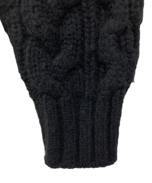 sacai（サカイ）sacai (サカイ) スヌードケーブルニットセーター ブラック サイズ:1の古着・服飾アイテム