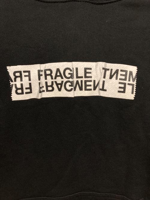 sacai（サカイ）sacai (サカイ) FRAGMENT DESIGN (フラグメントデザイン) FRAGIL HOODIE / フラギル フーディー ブラック サイズ:1の古着・服飾アイテム