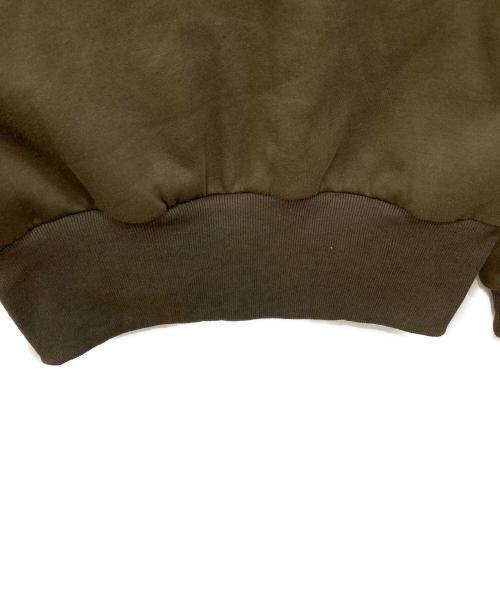 HTH（エイチティーエイチ）HTH (エイチティーエイチ) volume fur zip hoodie / ボリュームファージップフーディ カーキ サイズ:Fの古着・服飾アイテム