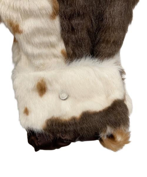 無尽 MUZINE（ムジン）無尽 MUZINE (ムジン) 牛柄 ジャケット ベージュ サイズ:表記無し(実寸を参照ください)の古着・服飾アイテム