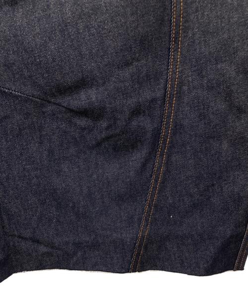 peoplestyle（ピープルスタイル）PEOPLESTYLE (ピープルスタイル) カーブデニムパンツ インディゴ サイズ:Lの古着・服飾アイテム