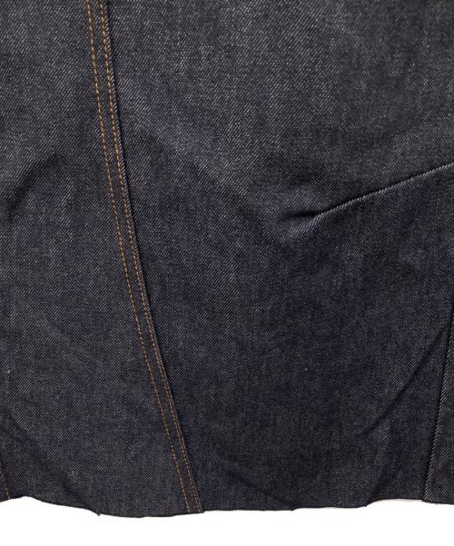 peoplestyle（ピープルスタイル）PEOPLESTYLE (ピープルスタイル) カーブデニムパンツ インディゴ サイズ:Lの古着・服飾アイテム