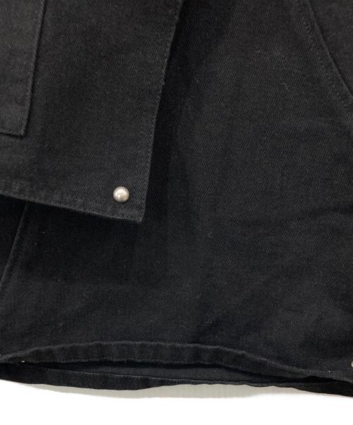 TYPE SHADE（タイプシェイド）TYPE SHADE (タイプシェイド) スタッズ ダブルウエスト デニム ブラック サイズ:Sの古着・服飾アイテム