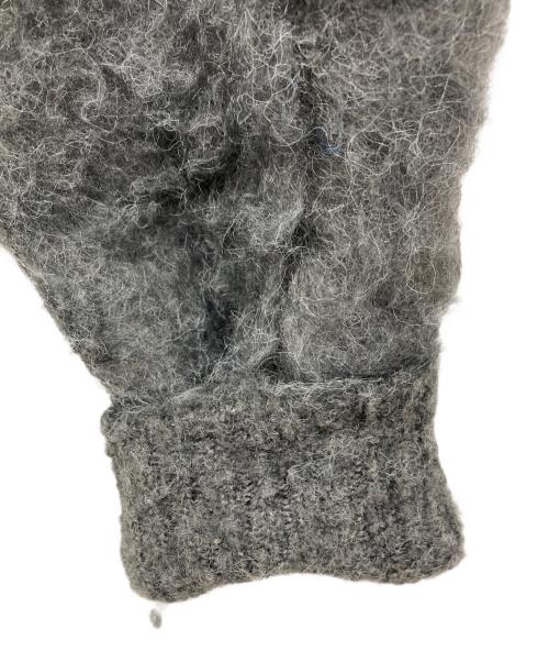 Ballsy.Brothers（ボールジーブラザーズ）BALLSY.BROTHERS (ボールジーブラザーズ) mohair blend knit cardigan / モヘヤブレンドニットカーディガン グレー サイズ:Lの古着・服飾アイテム
