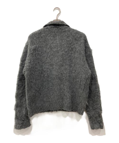 Ballsy.Brothers（ボールジーブラザーズ）BALLSY.BROTHERS (ボールジーブラザーズ) mohair blend knit cardigan / モヘヤブレンドニットカーディガン グレー サイズ:Lの古着・服飾アイテム