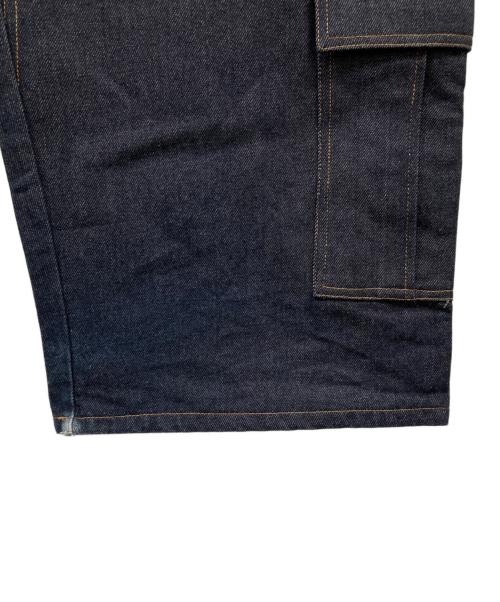Ballsy.Brothers（ボールジーブラザーズ）BALLSY.BROTHERS (ボールジーブラザーズ)  Assortment cargo denim pants / アソートメントカーゴデニムパンツ インディゴ サイズ:Lの古着・服飾アイテム