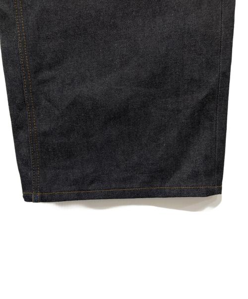 BADWAY（バッドウェイ）BADWAY (バッドウェイ) BALLSY.BROTHERS (ボールジーブラザーズ) 2up wide denim pants / 2アップワイドデニムパンツ インディゴ サイズ:Lの古着・服飾アイテム