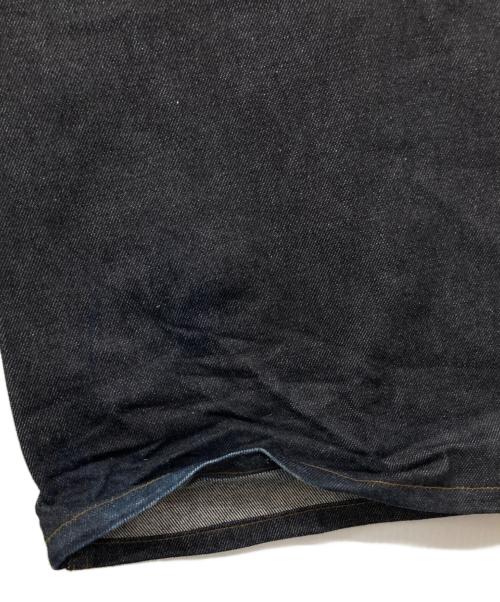 BADWAY（バッドウェイ）BADWAY (バッドウェイ) BALLSY.BROTHERS (ボールジーブラザーズ) 2up wide denim pants / 2アップワイドデニムパンツ インディゴ サイズ:Lの古着・服飾アイテム