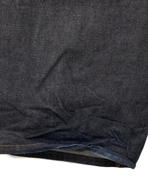 BADWAY（バッドウェイ）BADWAY (バッドウェイ) BALLSY.BROTHERS (ボールジーブラザーズ) 2up wide denim pants / 2アップワイドデニムパンツ インディゴ サイズ:Lの古着・服飾アイテム