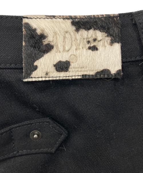 BADWAY（バッドウェイ）BADWAY (バッドウェイ) BALLSY.BROTHERS (ボールジーブラザーズ) 2up wide denim pants / 2アップワイドデニムパンツ インディゴ サイズ:Lの古着・服飾アイテム