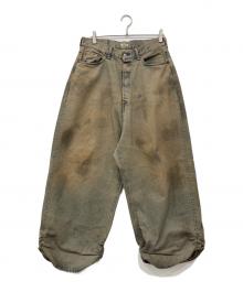 EDWIN×refomed（エドウィン×リフォメッド）の古着「 FRESH MAN DENIM WIDE PANTS / フレッシュ マン  デニム ワイド パンツ」｜インディゴ