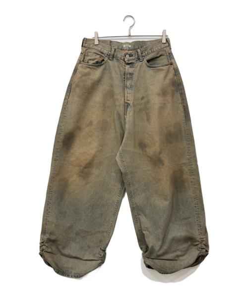 EDWIN（エドウィン）EDWIN (エドウィン) refomed (リフォメッド)  FRESH MAN DENIM WIDE PANTS / フレッシュ マン  デニム ワイド パンツ インディゴ サイズ:3の古着・服飾アイテム