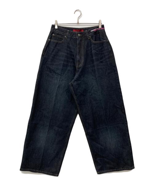 Jaded London（ジェイデッドロンドン）Jaded London (ジェイデッドロンドン) INDIGO RAINBOW SCRIPT XL COLOSSUS JEAN / インディゴ レインボー スクリプト XL コロッサス ジーンズ インディゴ サイズ:30の古着・服飾アイテム