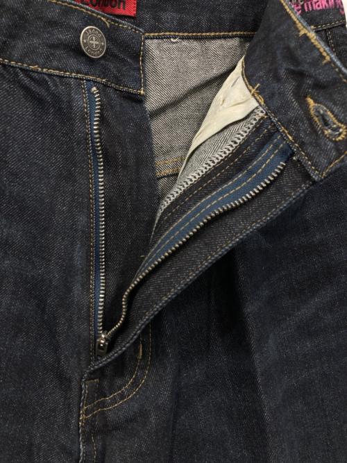 Jaded London（ジェイデッドロンドン）Jaded London (ジェイデッドロンドン) INDIGO RAINBOW SCRIPT XL COLOSSUS JEAN / インディゴ レインボー スクリプト XL コロッサス ジーンズ インディゴ サイズ:30の古着・服飾アイテム