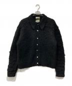 Ballsy.Brothersボールジーブラザーズ）の古着「mohair blend knit cardigan / モヘヤブレンドニットカーディガン」｜ブラック