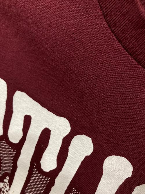 stussy（ステューシー）stussy (ステューシー) プリントTシャツ ボルドー サイズ:Sの古着・服飾アイテム