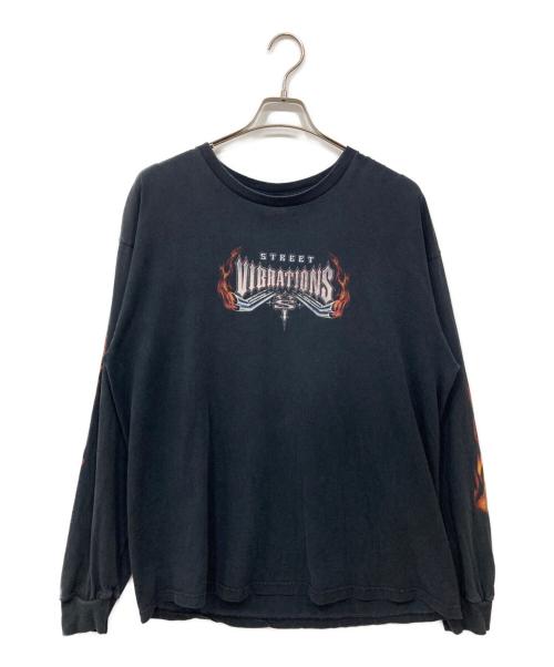 FRUIT OF THE LOOM（フルーツオブザルーム）FRUIT OF THE LOOM (フルーツオブザルーム) ロングスリーブカットソー ネイビー サイズ:XLの古着・服飾アイテム