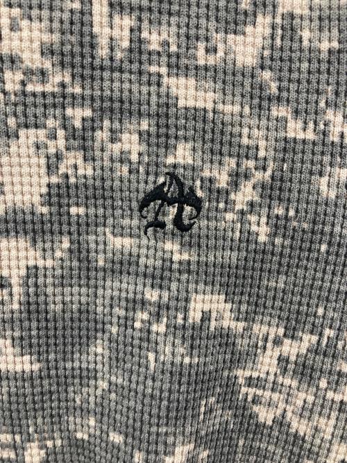 ANTIMID（アンチミッド）ANTIMID (アンチミッド) CAMO THERMAL / カモ サーマルカットソー カーキ サイズ:Smallの古着・服飾アイテム