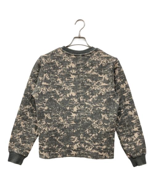 ANTIMID（アンチミッド）ANTIMID (アンチミッド) CAMO THERMAL / カモ サーマルカットソー カーキ サイズ:Smallの古着・服飾アイテム