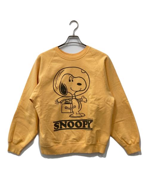 NEXUSVII（ネクサスセブン）NEXUSVII (ネクサスセブン) PEANUTS (ピーナッツ) SNOOPY CREW / スヌーピークルースウェット イエロー サイズ:MEDIUMの古着・服飾アイテム