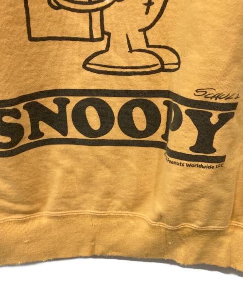 NEXUSVII（ネクサスセブン）NEXUSVII (ネクサスセブン) PEANUTS (ピーナッツ) SNOOPY CREW / スヌーピークルースウェット イエロー サイズ:MEDIUMの古着・服飾アイテム