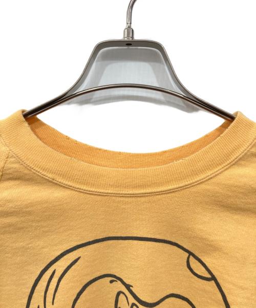 NEXUSVII（ネクサスセブン）NEXUSVII (ネクサスセブン) PEANUTS (ピーナッツ) SNOOPY CREW / スヌーピークルースウェット イエロー サイズ:MEDIUMの古着・服飾アイテム