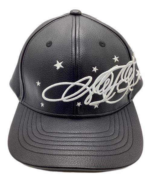 AFB（エーエフビー）AFB (エーエフビー) エコレザーキャップ ブラックの古着・服飾アイテム