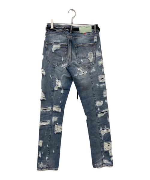 OFFWHITE（オフホワイト）OFFWHITE (オフホワイト) デニムパンツ ブルー サイズ:28の古着・服飾アイテム