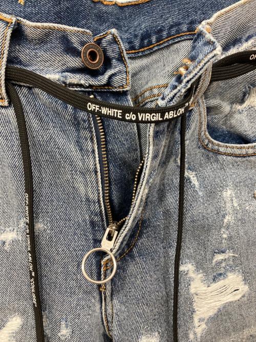 OFFWHITE（オフホワイト）OFFWHITE (オフホワイト) デニムパンツ ブルー サイズ:28の古着・服飾アイテム