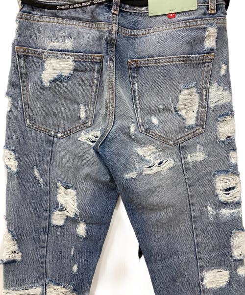 OFFWHITE（オフホワイト）OFFWHITE (オフホワイト) デニムパンツ ブルー サイズ:28の古着・服飾アイテム