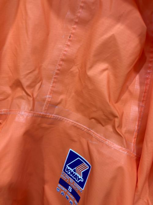 K-WAY（ケイウェイ）K-way (ケイウェイ) クロードナイロンジャケット オレンジ サイズ:Sの古着・服飾アイテム