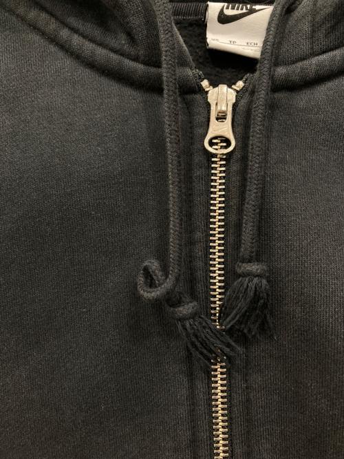 NIKE（ナイキ）NIKE (ナイキ) stussy (ステューシー) STONE WASHED FLEECE ZIP HOODIE / ストーン ウォッシュド フリース ジップフーディー ブラック サイズ:XSの古着・服飾アイテム