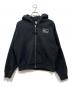 NIKE（ナイキ）の古着「STONE WASHED FLEECE ZIP HOODIE / ストーン ウォッシュド フリース ジップフーディー」｜ブラック