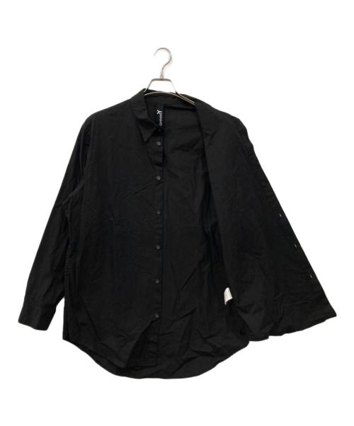 GROUND Y（グラウンドワイ）GROUND Y (グラウンドワイ) レギュラーシャツ ブラック サイズ:3の古着・服飾アイテム