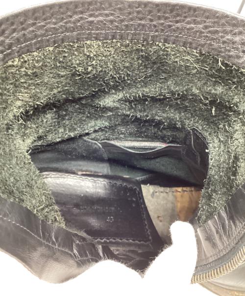 LITHIUM HOMME（リチウムオム・ファム）LITHIUM HOMME (リチウムオム・ファム) ジップブーツ ブラック サイズ:43の古着・服飾アイテム