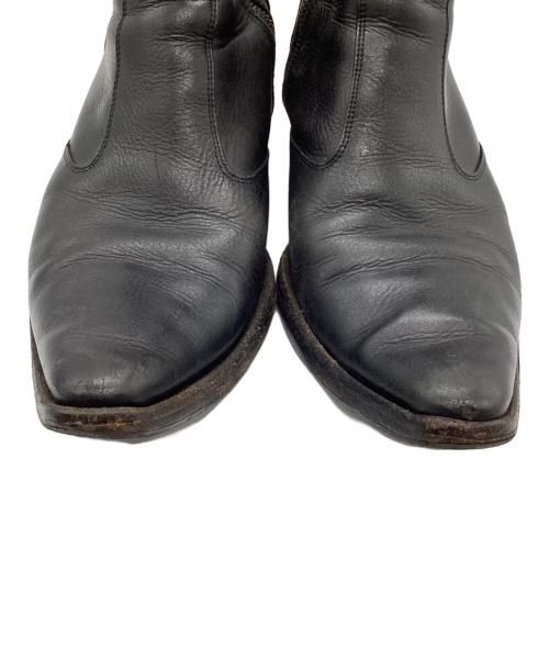 LITHIUM HOMME（リチウムオム・ファム）LITHIUM HOMME (リチウムオム・ファム) ジップブーツ ブラック サイズ:43の古着・服飾アイテム