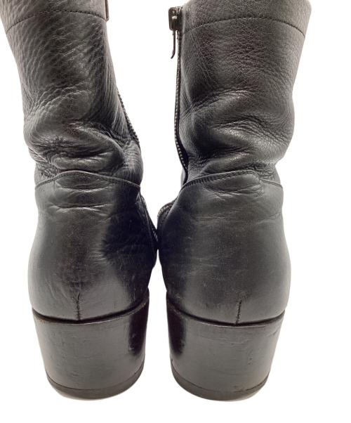 LITHIUM HOMME（リチウムオム・ファム）LITHIUM HOMME (リチウムオム・ファム) ジップブーツ ブラック サイズ:43の古着・服飾アイテム