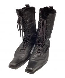 5351 pour les hommes（5351プールオム）の古着「レースアップブーツ」｜ブラック